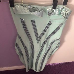 Mint green sexy CB bandage dress